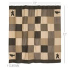 Vhc Brands Kettle Grove Primitive Bath Decor Shower Curtain 72x72