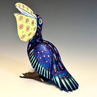 Oaxacan Wood Carving  Pelican Bird Alebrije  Mexican Folk Art  Oaxaca Mexico