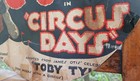 Rare 1923 Circus Days Silent Movie Die Cut Theater Poster Jackie Coogan Toby T