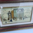 Vtg Persian Miniature Style Print Mughal Islamic Middle Eastern Framed Singed 15