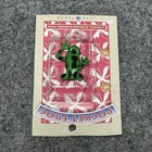 Club Earth Brand Vintage Pocket Frog Arrow Poison Frog Novelty Button New  Nos 