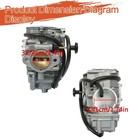 Carburetor For Warrior 350 Yfm350x 1987-2004