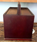 Japanese Antique Wooden Sewing Box Haribako Chest With Drawers 7 1  11 4  6 7in Fs