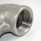 1 Inch Npt Threaded Female Elbow 90 Degree Stainless Steel 304 Pipe Fitting