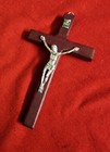   50 Christian catholic    Wooden Metal Wall Cross    