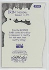 1999 Ty Beanie Babies Series 3   Buddies Chase Teal Erin The Bear  buddy  1l2