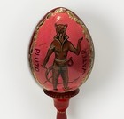 Folk Art Handpainted Wooden Pluto Water Egg  French Lick indiana