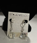 Bt Jeweled Crystal  Chunky Bead Necklace Set -bracelet Earrings Nwt