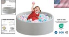 Soft Memory Foam Ball Pit For Toddlers 35 43  x11 81   - Ideal Indoor Play Space