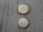 1991 Israel Government Judaic Art 2 Coin Silver Coin Set Hanukkah Kiddish Cup