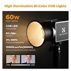 K f Concept 60w Cob Handheld Video Light 2700-6500k Photography Studio Led Light