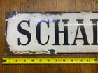 Antique German  Porcelain Street Sign          War Souvenir