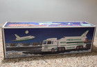 Vintage 1999 Hess Toy Truck And Space Shuttle With Satellite In Original Box