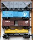 Lionel O Gauge Assorted Stock Freight Cars  Lot Of 4 