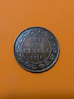1918 Canada Large Cent - Canadian One 1 Cent Coin King George V