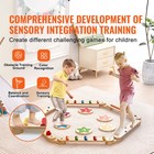 Kids Balance Beam Stepping Stones Gym Obstacle Children Balance Board 6pcs