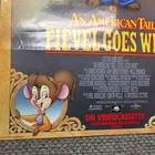 Vintage An American Tail Fievel Goes West Video Poster Universal Promo Original