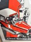 Vintage Cities Service Ad Framed 1928 Great Graphics