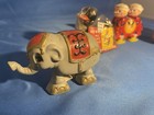 Vtg 1960s Marx Ramp Walker Lot 4 Working Elephant Sailors Penguin Firemen Mip