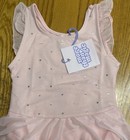 Girl   s Size 4t  Leotard Ballet Dance Tutu Silver Dots By More Than Magic