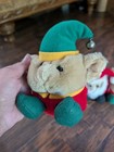 Puffkins By Swibco Christmas Lot Set  Jangles Ho Ho Elvin Vintage Plush Toys