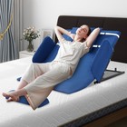 Electric Lifting Adjustable Back Rest Auxiliary Bed Backrest Blue 55w 110v