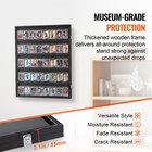 35 Graded Sports Card Display Case 24 3 X 30 5 X 2 1 In 98  Uv Protection
