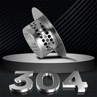 2pcs Stainless Steel Bathroom Sink Hair Catcher Filter