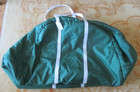 New Green Fleece Lined English Saddle Bag Carrier With Handles 27   X 36  