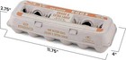 Mt Products Printed Beige Paper Egg Cartons   Can Hold 12 Xl Eggs - Pack Of 10