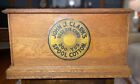 Early 1900s John C  Clark s Oak Spool Cabinet- Antique-brass Hardware