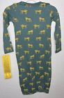 Amazon Essentials 6 Months Boys Crew Neck Long Sleeve Animal Print Pajama Gown