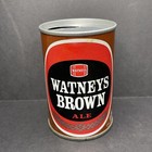 Vintage Watneys Brown Ale Airplane Wide Seam Steel Beer Can 275ml Rip Top W34