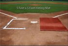 5 Ft X 5 Ft Synthetic Turf Baseball Softball Batting Cage Practice Hitting Mat