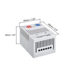 Mechanical Thermostat 0-60    Adjustable Nc no Temperature Controller Switch