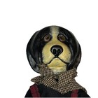 Vintage Handmade Primitive Folk Art Anthropomorphic Hand Painted Dog Doll