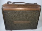 Vintage Philco Tube Radio Roll Top Portable Radio Model 46-350 W    Batt Project