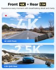 Azdome 2ch 12  4k 2 5k Rear View Mirror Dash Cam 5gwifi Gps Parking Mode 64gb Tf