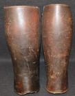 Wwi Us Army Cavalry   Officers Leather Leg Gaiters Spats Pair War-time Issued