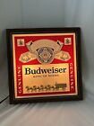 Vintage 1981 Budweiser King Of Beers Light Lighted Sign Clydesdale Horses 13 