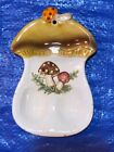 Sears   Roebuck Vintage Merry Mushroom Ceramic Spoon Rest Made In Japan