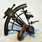 8  Brass Nautical Antique Finish Hennery Barrow   Co  London Maritime Sextant