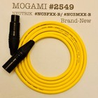 1-50 Ft Mogami 2549 Mic Cable Yellow Choose Neutrik Xlr trs   Assembled In Tokyo