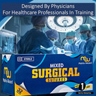 Mixed Sterile Sutures Thread With Needle 32pk  0  2-0  3-0  4-0  Non-absorbable