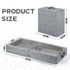 Portable Toddler Travel Bed     Foldable Soft Foam Floor Crib With Washable Cov   