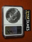 2017  p  Silver Eagle Ngc Ms70 Anna Cabral Signed Struck At Philadelphia Label