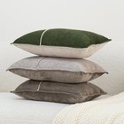 Soft Textured Chenille Throw Pillow Covers Set Of 2     Neutral Decor Modern Fa   