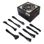 Atx 750w Full Modular Power Supply Rgb Fan  85  Efficiency Full Voltage 110-220v