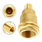 Qcc1 Nut Propane Gas Fitting 1 4   Npt Male Threaded Tank Adapter Quick Connect
