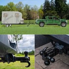 For Gmc Canyon Trailer Tri Ball Mount Receiver 2   Class 3 4 Hitch Tow Hook 10k